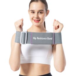 Adjustable Resistance Band Polyester Cotton Latex Silk Hip Belt
