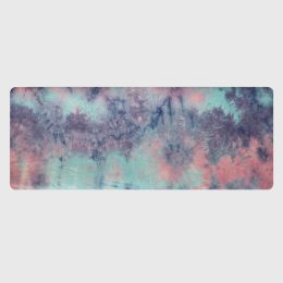Tie-dyed Natural Rubber Yoga Mat Suede Sublimation Transfer Yoga Mat