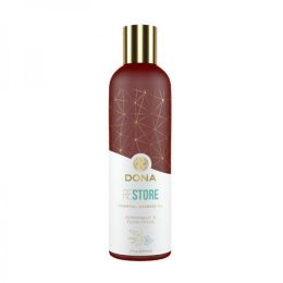 Dona Essential Massage Oil Restore Peppermint &amp; Eucalyptus 4oz