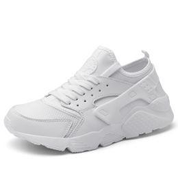 High Quality Unisex White Sneakers Breathable Men Mesh Spring New Cozy Tennis Lightweight Summer Casual Shoes Outdoor Flat Women (Color: White, size: 44)