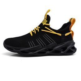 Women and Men Sneakers Breathable Running Shoes Outdoor Sport Fashion Comfortable Casual Couples Gym Mens Shoes Zapatos De Mujer (Color: 157 black, size: 44)