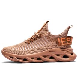 Women and Men Sneakers Breathable Running Shoes Outdoor Sport Fashion Comfortable Casual Couples Gym Mens Shoes Zapatos De Mujer (Color: 101 brown, size: 44)