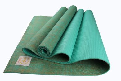 Jute Premium Eco Yoga Mat (Color: Turquoise)