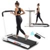 FYC 2 in 1 Under Desk Treadmill - 2.5 HP Folding Treadmill for Home;  Installation-Free Foldable Treadmill Compact Electric Running Machine;  Remote C