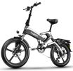 20'K6 Electric Bike for Adults; Ebike with 500W Motor 48V 10AH/12.8Ah Battery;  E Bikes Shimano 7-Speed and Dual Shock Absorber Folding Electric Road