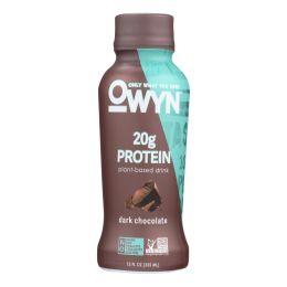 Only What You Need - Plant Based Protein Shake - Dark Chocolate - Case of 12 - 12 fl oz. (SKU: 2199487)